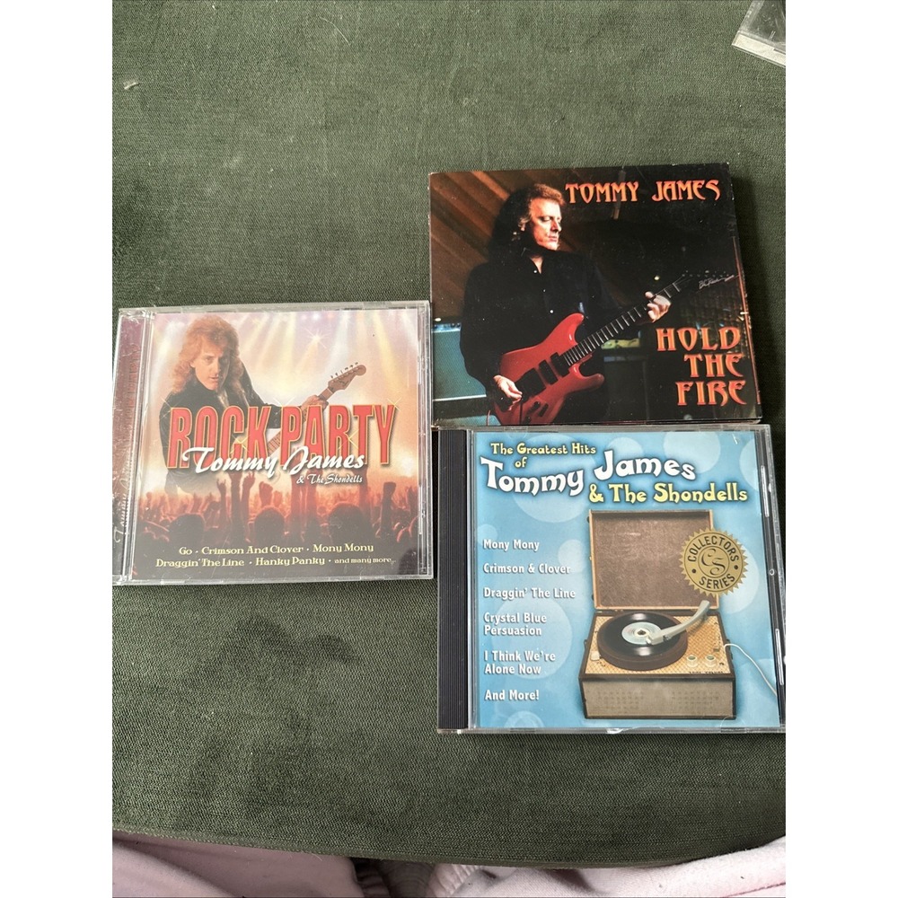 TOMMY‎ JAMES And The Shondells Lot Of 3 Greatest Hits, Rock Party, Hold The Fire